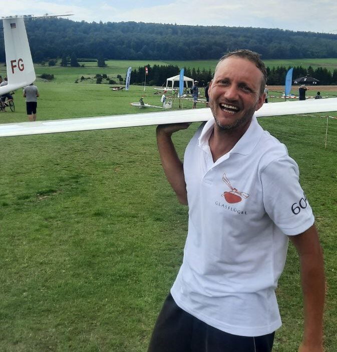 Florian Griese nach dem Titel-Gewinn in Neresheim 2023