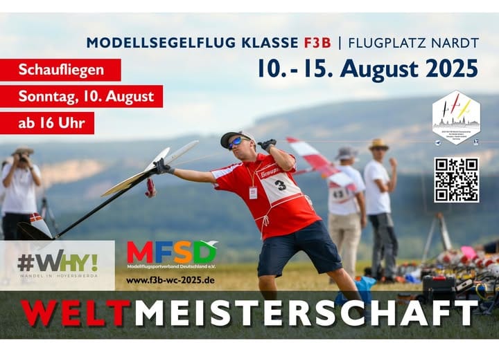 Mehr über den Artikel erfahren Worldchampionship F3B 2025 Nardt/Germany